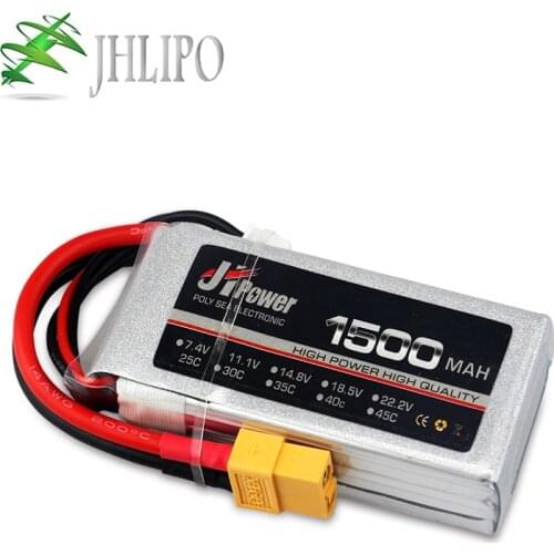 JH Lithium-Polymer Battery RC Battery 1500mAh 25C 45C 100C 3S 11.1V 4S 14.8V 5S 18.5V for RC Helicopter Airplane Car Boat
