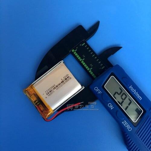 803040 cannon 3.7V SD 1100mAh large capacity lithium polymer battery, Bluetooth stereo Rechargeable Li-ion Cell