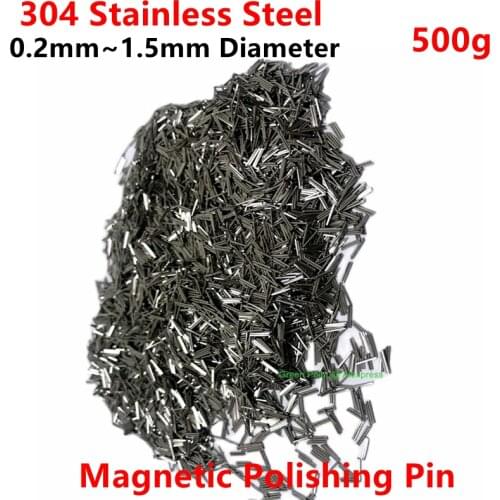 100g Magnetic Polishing Pin Metal Polishing Pin Tumbler Jewelry Tool Rotary Polisher Finishing Stainless Steel Polishing Needles