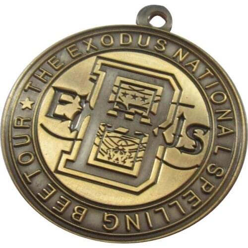 High quality brass medal manufacturer wholesale electroplating engraving medal