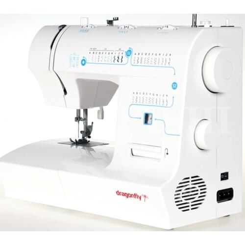 Dragonfly brand multifunctional household sewing machine double needle thick buttonhole seaming machine
