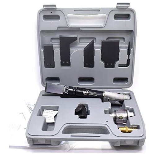 Wilin Pneumatic Adhesives Gaskets Scraper Set Air Car Decal Glue Paint Rust Remover Kit with 5pcs Specialized Scraping blades