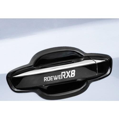 Lsrtw2017 Car Door Handle Cover Trims Doors Sticker for Mg Roewe Rx8 2018 2019 2020 Interior Accessories Auto Styling
