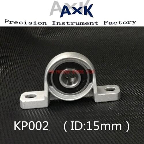 2021 Rodamientos Rolamentos New 15mm Caliber Zinc Alloy Mounted Bearings Kp002 Ucp002 P002 Insert Bearing Pillow Block Housing