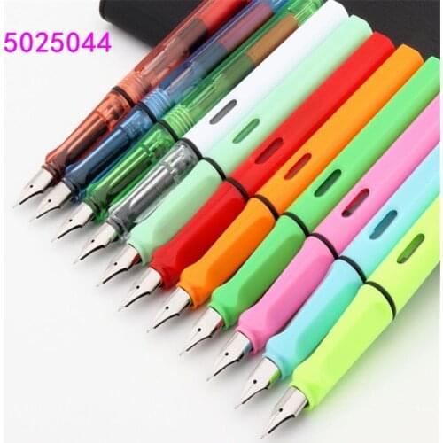 High quality 555 Colors Student School office F and EF Nib Fountain Pen New ink pens stationery supplies