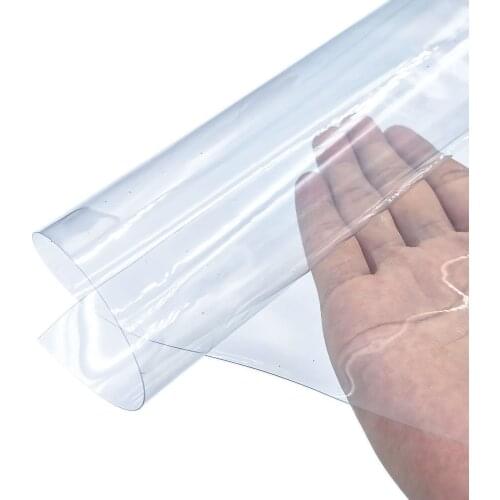 Clear Roll PVC Jelly Fabric Flexible Glass Cloth Water-proof Crystal DIY Bag Umbrella Table Mat Craft Decor Protective Sheets