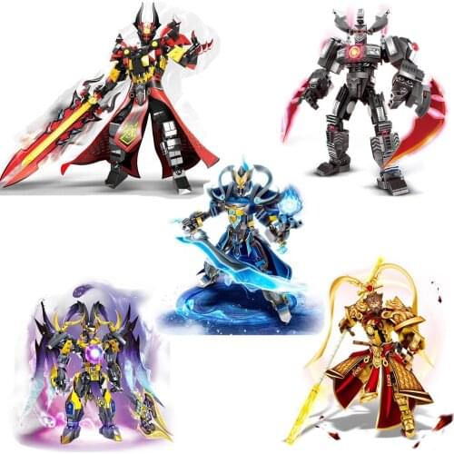 Romance Of The Three Kingdoms Building Blocks Bricks Assemble Kids Xmas Toys