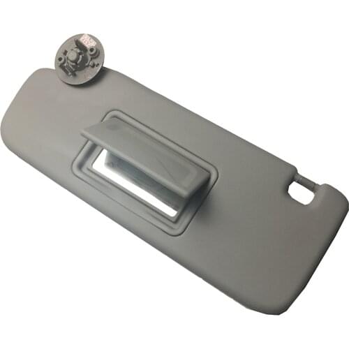 Gray Sun Visor With Mirror for Chevrolet Chevy Spark 2011- 2016 Sonic 2012 2013