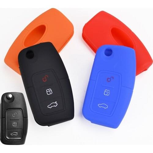 Silicone Car Remote Controller Case, Silicone Cover for Ford Focus Fiesta Galaxy C-max S-max Falcon Territory Eco Sport
