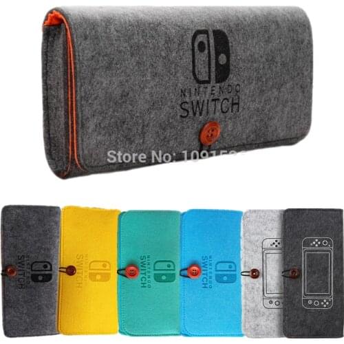 Storage Bag For Nintendos Switch Console Pika Case Durable Carrying Case For Nintend Lite NS Switch Game Console Felt bag