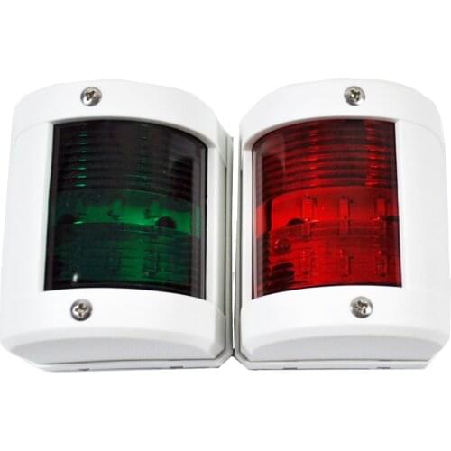 Red+Green 12V Navigation Lights, Boats Stern Lights , Marine Sailing LED Light for Chandlery Boat Yacht