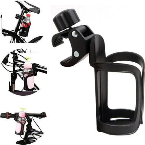 Universal Motorcycle Bike Bottle Holder Stroller Cup Holder Carbon Clip Bottle Cage Bicycle Flask Stand Bicycle Accessories