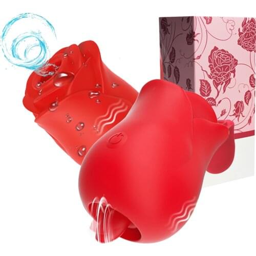 Tongue Licking Vibrator 6 Speed G-Spot Stimulate Nipple Sucker Licking Clitoris Vibrator For Women Sex Toys USB Charging Blowjob