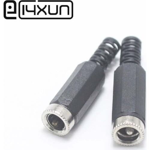 EClyxun 10pcs 5.5*2.1/5.5*2.5 DC Power Female Plug Adapter DC Jack Plug Jack Connector CCTV Cameras Socket Adapter