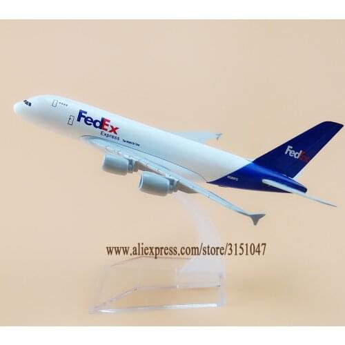 16cm Air American FEDEX Express A380 Airbus 380 Airways Airlines Metal Alloy Airplane Model Plane Diecast Aircraft
