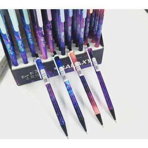 4pcs/pack 0.5mm Light Star Star Activity Pencil Four Color Design Office School Drawing Pencil For Kids