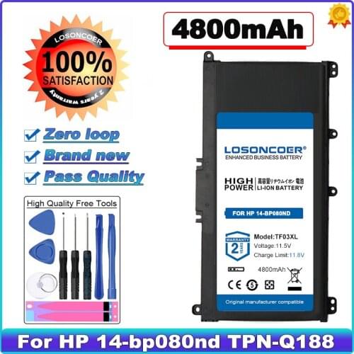 4800mAh TF03XL Battery for HP 14-bp080nd 14-bf 15-CC TPN-Q188 Q189 Q190 Q191 Q192 Q201 HSTNN-LB7X HSTNN-LB7J 920070-855