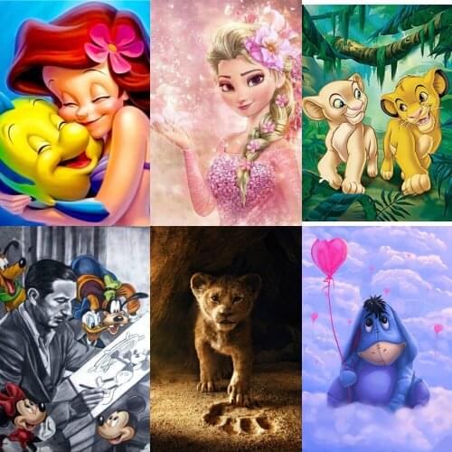 DIY 5D Diamond Painting DIY Disney Cartoon Butterfly Fairy Diamond Embroidery Full Square Cross Stitch Kits Home Decoration Gift