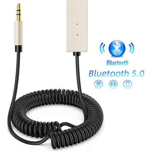 Aux Bluetooth Adapter For Car 3.5mm Jack USB Bluetooth 5.0 Receiver Speaker Auto Handfree Car Kit Audio Music Transmitter
