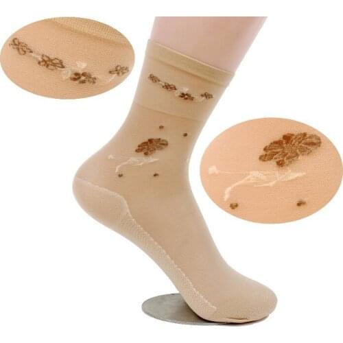 Free Shipping 100pcs=50 pairs/lot Womens Fashion Socks,NICE HEEL STYLE