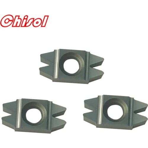 Free shipping PDL40 - 2.34 / 3.56 L type belt pulley grooving inserts 2 cutting edges carbide groove cutting blade tools