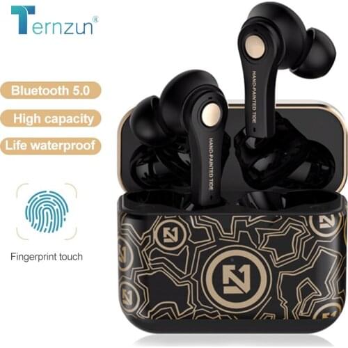Bluetooth 5.0 Portable TWS Earphones Wireless Fashion Colorful Sport Earphones Hifi Stereo Earbuds Sweatproof With Microphone
