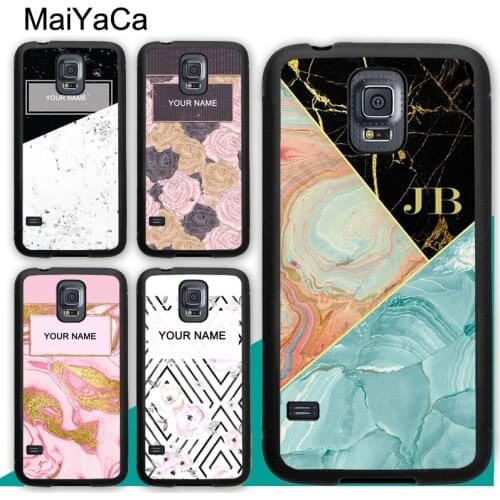 PERSONALISED INITIALS MONOGRAM Flowes Case For Samsung A21S A20e A71 A51 A10 A40 A50 A70 Galaxy S20 Plus S10 S9 Note 20 Ultra