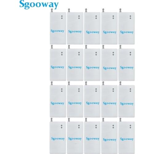 Sgooway 20 pieces Shock Security Sensor vibration Detector Door Window Vibration Alarm for Home Security Alarm