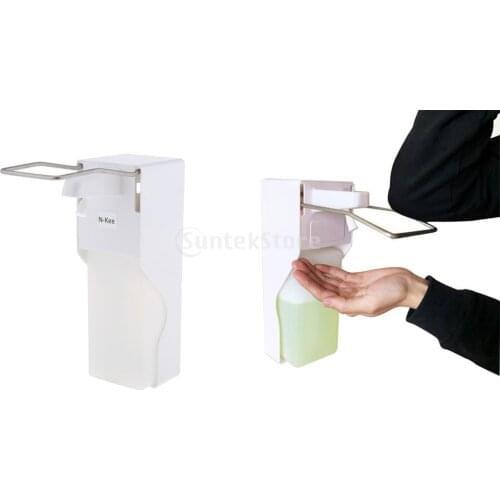 Soap Dispenser Manual Elbow Press Spraying Liquid Soap Dispenser Bottle Wall Mounted Disinfectant Dispenser For Home Chicken