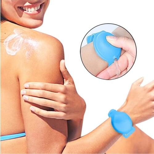 Hand Sanitizer Dispensing Portable Bracelet Wristband Hand Dispenser 10ML Exactly one days usage