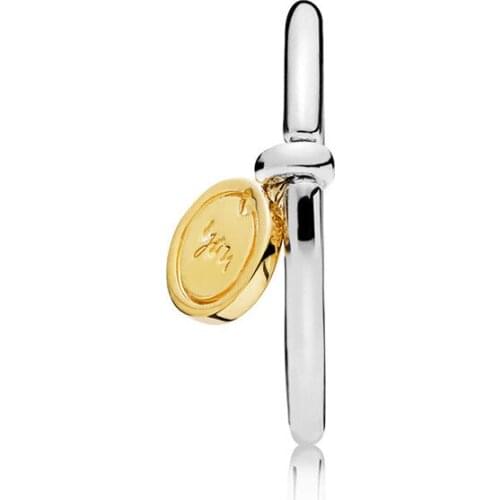 Love Medal Ring S925 Silver Plated Valentines Day Gift Elegant Personality Stacked Creative Rings Female ZR146