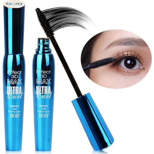 High Quality 3D Fiber Lashes Cream Makeup Gel Natural Fibers Eyelashes Curling Cosmetics