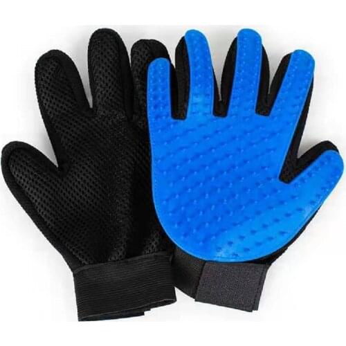 New style cat gloves single opp set massage silicone brush bathing cleaning pet five-finger brushing hair gloves