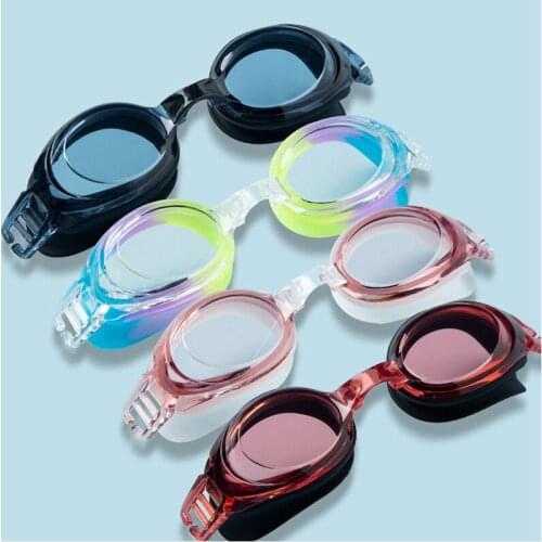 Unisex Adjustable 3in1 Swimming Goggles Anti-fog Swimming Pool Glasses Eyewear Waterproof Diving Glasses With Nose Clip