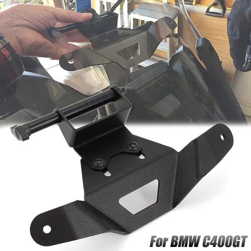 Motorcycle For BMW C400GT C 400GT C400 GT Front Phone Stand Holder Smartphone Phone GPS Navigation Plate Bracket