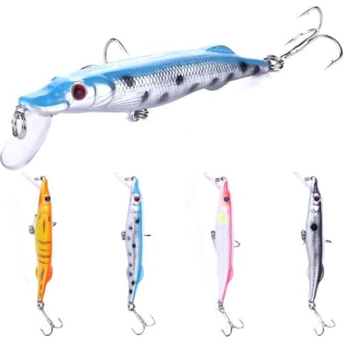 1pcs Fishing Lure Hard Bait 9cm 6.1g Minnow Crankbait Wobblers Bass Artificial Baits Pike Carp Lures Swimbait