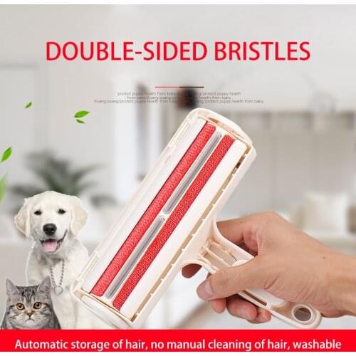 Cat Hair Cleaner Suction Dog Hair Removal Stick Hair From Furniture Removal Pet Products Brush Carpet Cleaner One Hand Operate