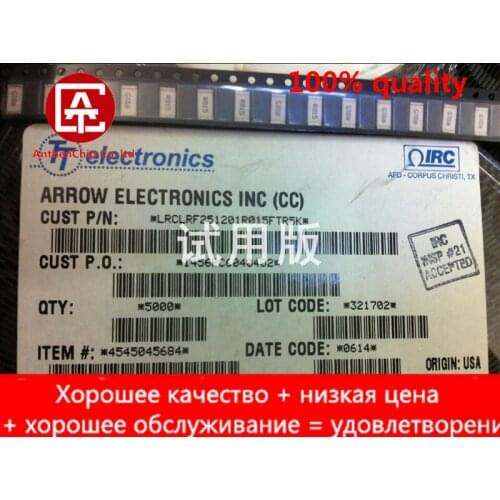 10pcs real orginal new SMD high temperature resistance 2512 R015 0.015R 1% 2W LRC-LRF2512-01-R015-F