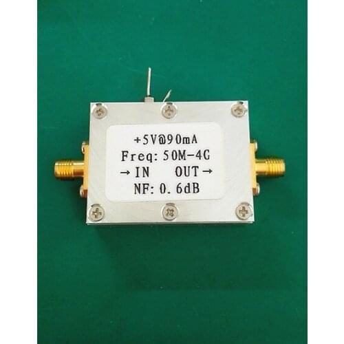 Ultra-low Noise NF=0.6dB High Linearity 0.05-4G Wideband Amplification LNA Input as Low as -110dBm