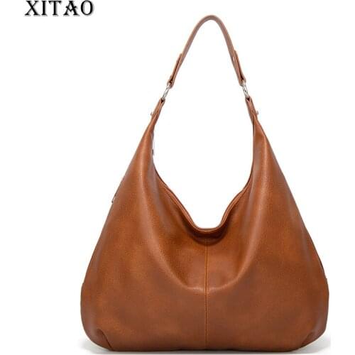 XITAO Fashion Shoulder Bag Casual Retro Fashion New Women 2021 Summer Patchwork Goddess Fan Casual Style Bangs WMD1474