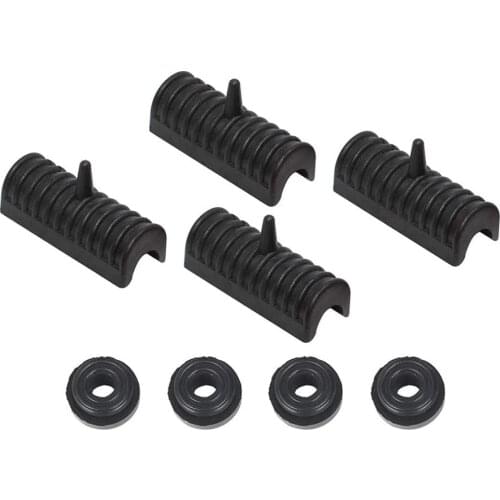 1 Set Motorcycle Rubber Grommet Support Cushion Hard Saddlebag for Har-ley Touring Road King Electra Street Glide Dyna Softail