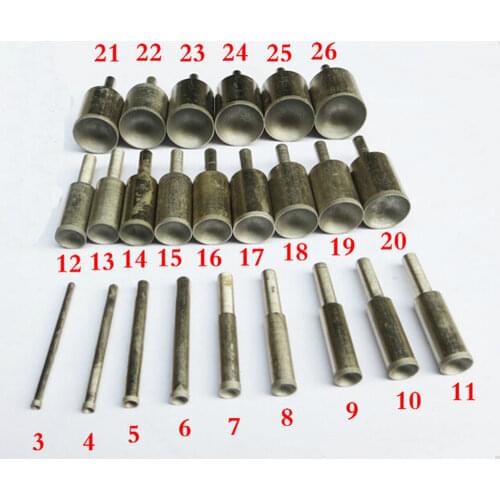 1pc Suction Eye Socket Bead Grinding Head Sand Jade Amber Bodhi Root Grinding Tool do the Ball Round Beads 3mm~26mm