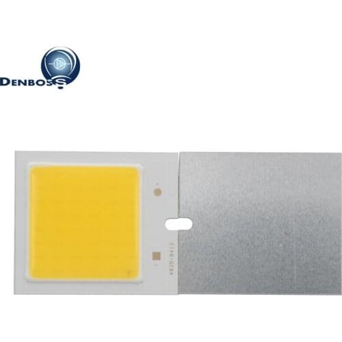 10PCS 40mm 35mm allcob LED COB Strip Square moudle 12V DC 6W White Warm White LED FLIP Chip For 12v Reading Light Source