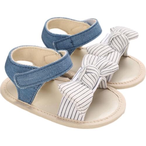 4 Color ! 0-18M Baby Infant Kid Girl Soft Sole Crib Toddler Summer Princess Sandals Shoes