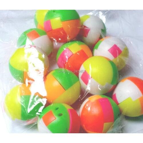 60 pc BALL PUZZLE BULK VENDING CAPSULE PINATA Bag Filler birthday party Favors gadget souvenirs easter egg giveaways present