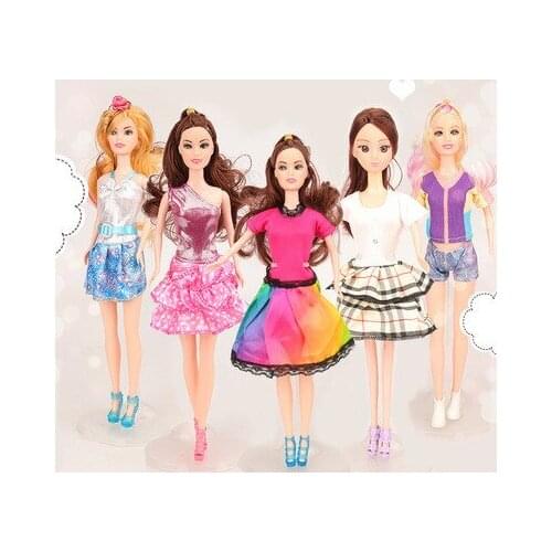 Barbiess Latest Fashion Dress Skirt Doll Clothes Accessories For 30 Cm Barbiess Dolls Gift(excluding shoe