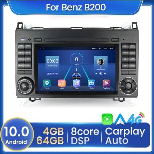 Android Car Radio For Mercedes Benz B200 A B Class W169 W245 Viano Vito W639 Sprinter W906 Stereo Receiver Player WIFI 4G BT