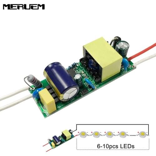 Free shipping 5pcs/lot 6-10x3w LED Driver Input AC85-265V Power Supply 550mA Lighting Transformers 18w 21w 24w 27w 30w LED Lamp
