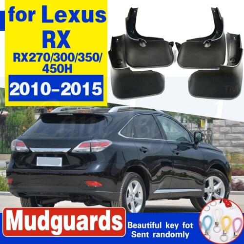 Mud Flaps For LEXUS RX RX270 RX300 RX350 RX450H 2010-2015 Mudflaps Splash Guards Front Rear Mud Flap Mudguards 2014 2013 2012 11