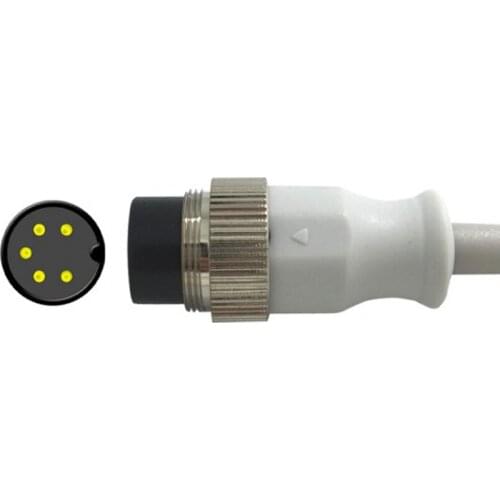 CAS 5pin ECG Connector ECG CABLE spare parts plug
